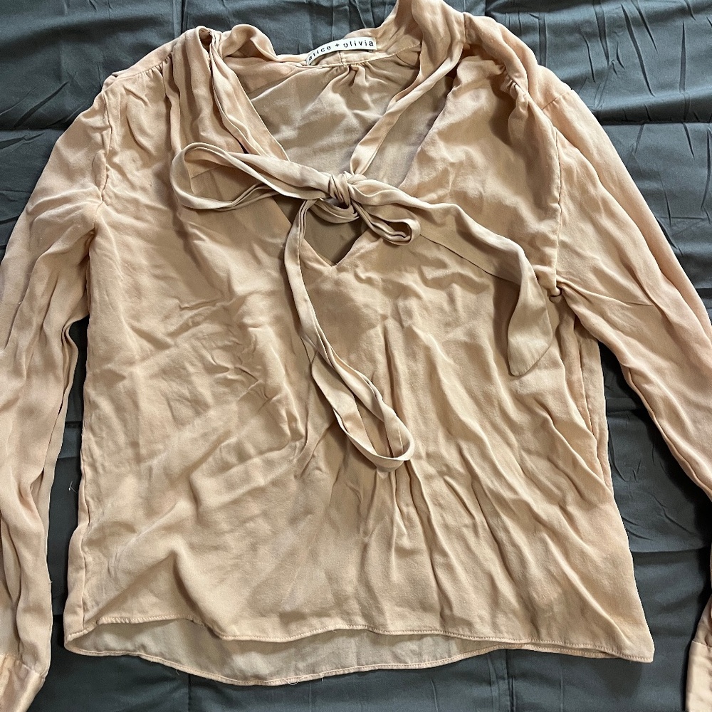 Alice & Olivia Silk Blouse